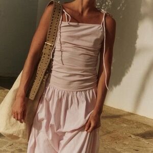 Free People Beach Liza Drop Waist Midi Dress